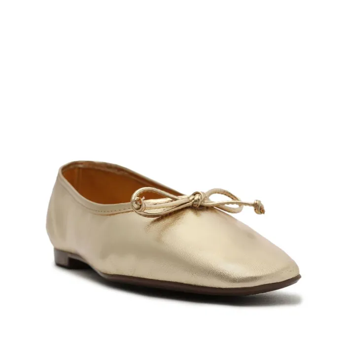 Flats Arissa Gold Schutz Shoes Ballerinas Flats Arissa Gold Schutz Shoes Ballerinas