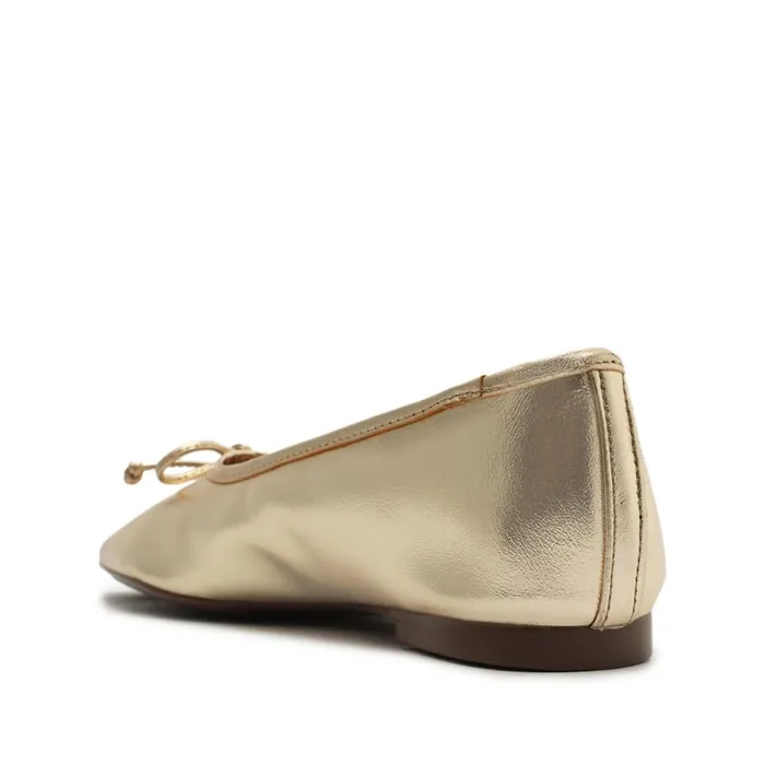 Flats Arissa Gold Schutz Shoes Ballerinas Flats Arissa Gold Schutz Shoes Ballerinas