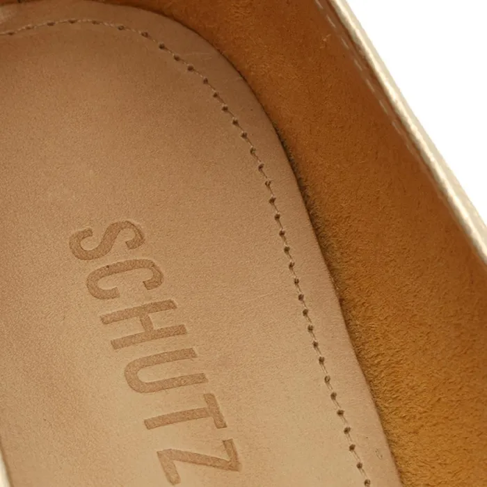 Flats Arissa Gold Schutz Shoes Ballerinas Flats Arissa Gold Schutz Shoes Ballerinas
