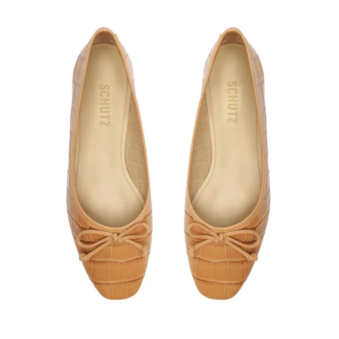 Flats Arissa Honey Peach Schutz Shoes Ballerinas