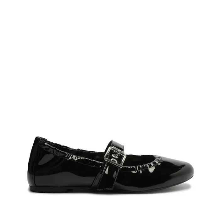Flats Calita Patent Leather Flat Black Schutz Shoes Ballerinas
