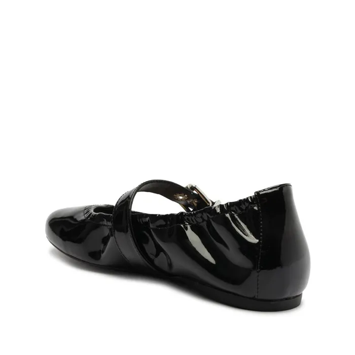 Flats Calita Patent Leather Flat Black Schutz Shoes Ballerinas