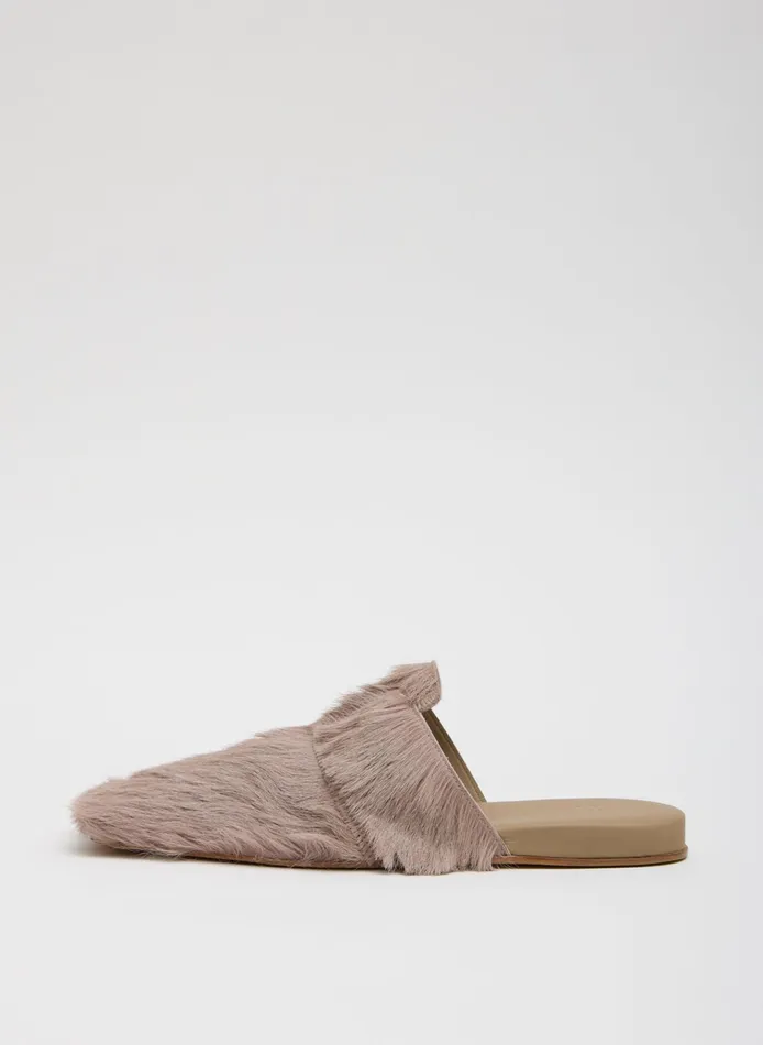 Flats Women Tibi Pony Hair Granger Slide