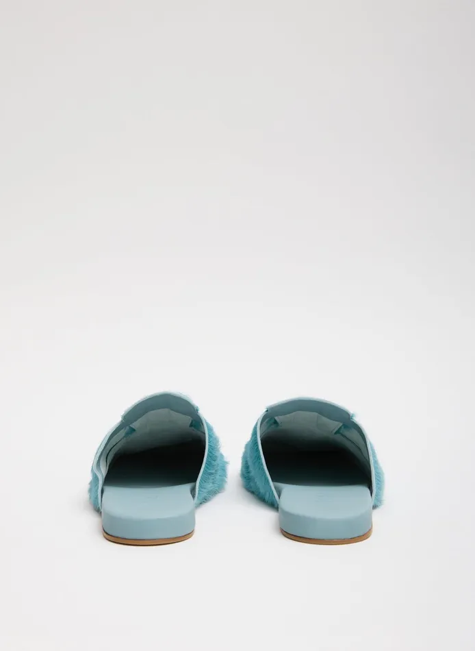 Flats Women Tibi Pony Hair Granger Slide