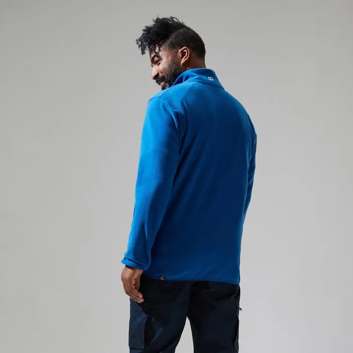 Fleece Men Berghaus Aslam Micro Half Zip Fleece 8211 BlueDark Blue