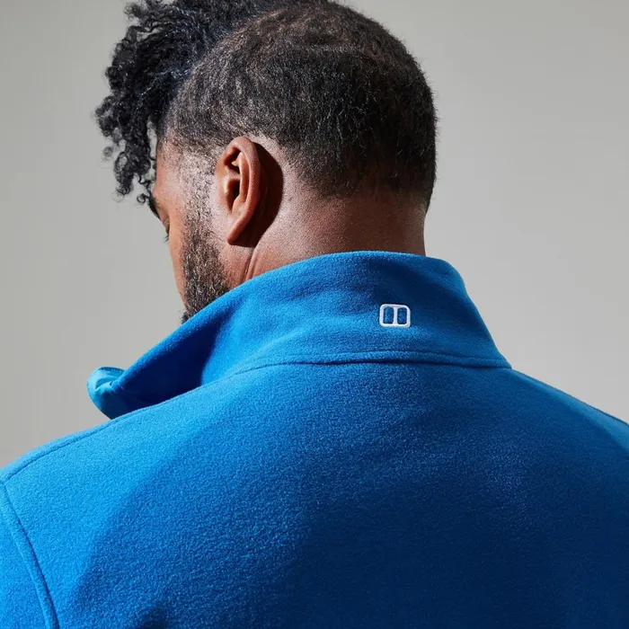 Fleece Men Berghaus Aslam Micro Half Zip Fleece 8211 BlueDark Blue