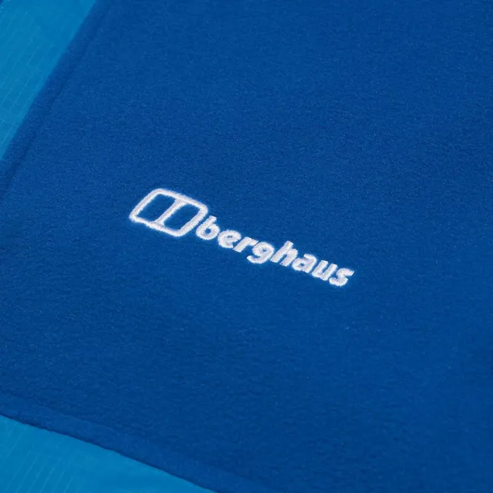 Fleece Men Berghaus Aslam Micro Half Zip Fleece 8211 BlueDark Blue