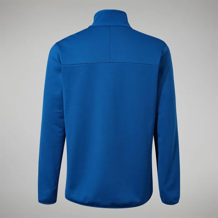 Fleece Men Berghaus Keppla Half Zip Fleece 8211 Blue