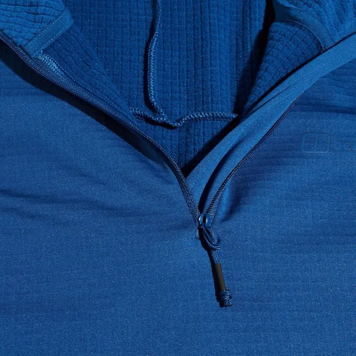 Fleece Men Berghaus Keppla Half Zip Fleece 8211 Blue