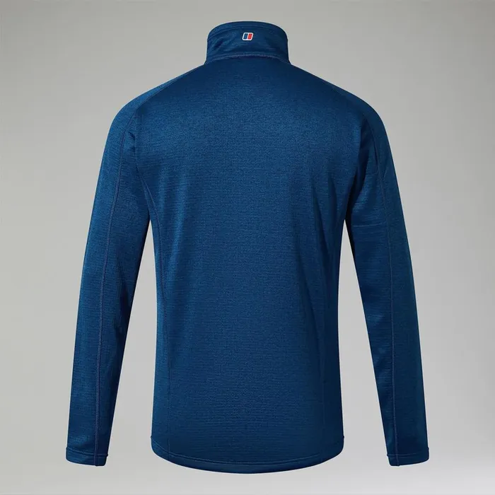Fleece Men Berghaus URB Spitzer Half Zip Fleece 8211 TurquoiseBlue