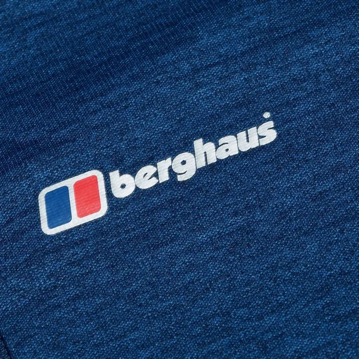 Fleece Men Berghaus URB Spitzer Half Zip Fleece 8211 TurquoiseBlue