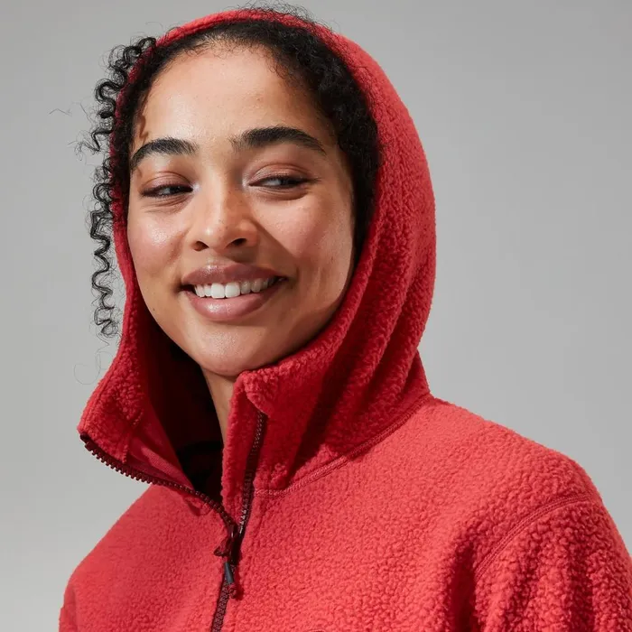 Fleece Women Berghaus Angram Fleece Jacket 8211 Red