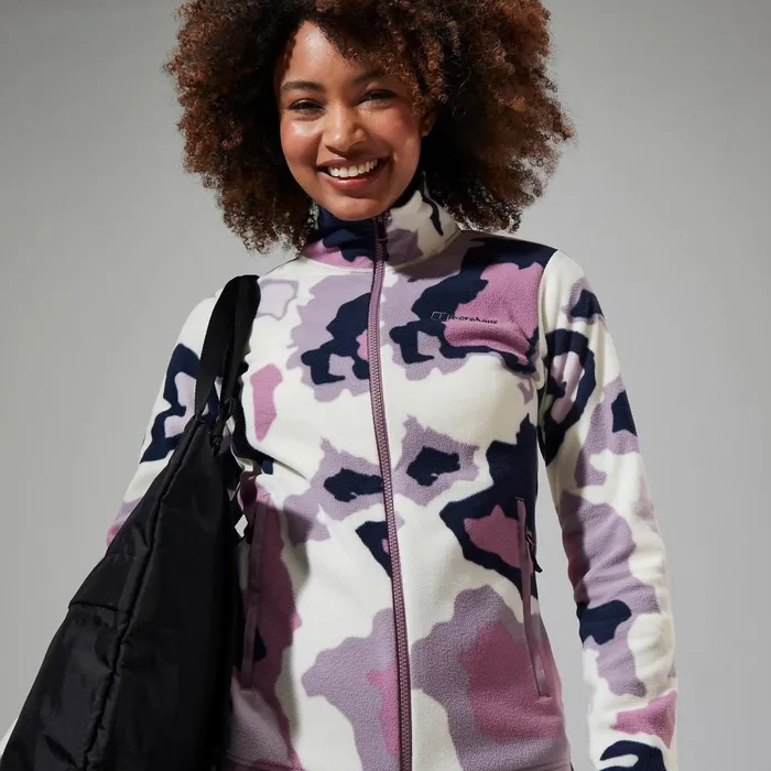 Fleece Women Berghaus Navala Fleece 8211 NaturalPurple