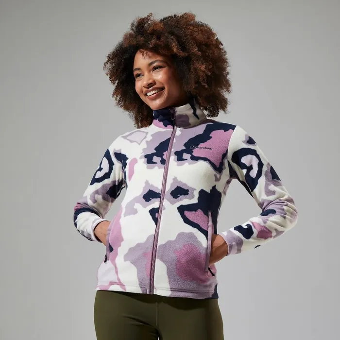 Fleece Women Berghaus Navala Fleece 8211 NaturalPurple