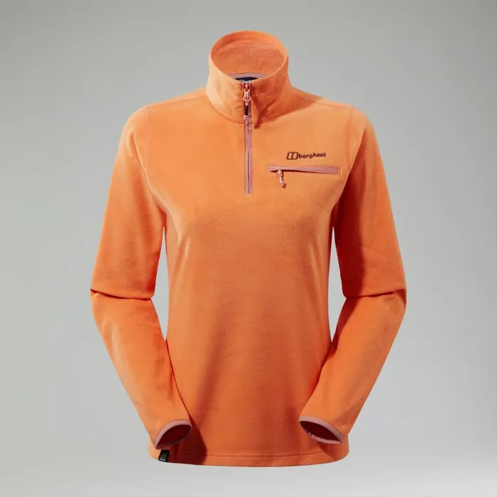 Fleece Women Berghaus Prism 20 Micro Half Zip Polartec Fleece Orange Fleece Women Berghaus Prism 20 Micro Half Zip Polartec Fleece Orange