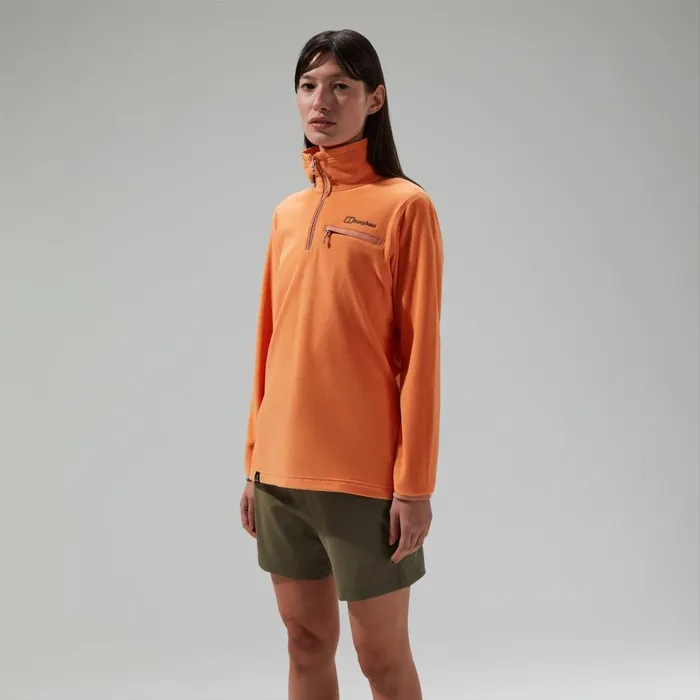 Fleece Women Berghaus Prism 20 Micro Half Zip Polartec Fleece Orange Fleece Women Berghaus Prism 20 Micro Half Zip Polartec Fleece Orange