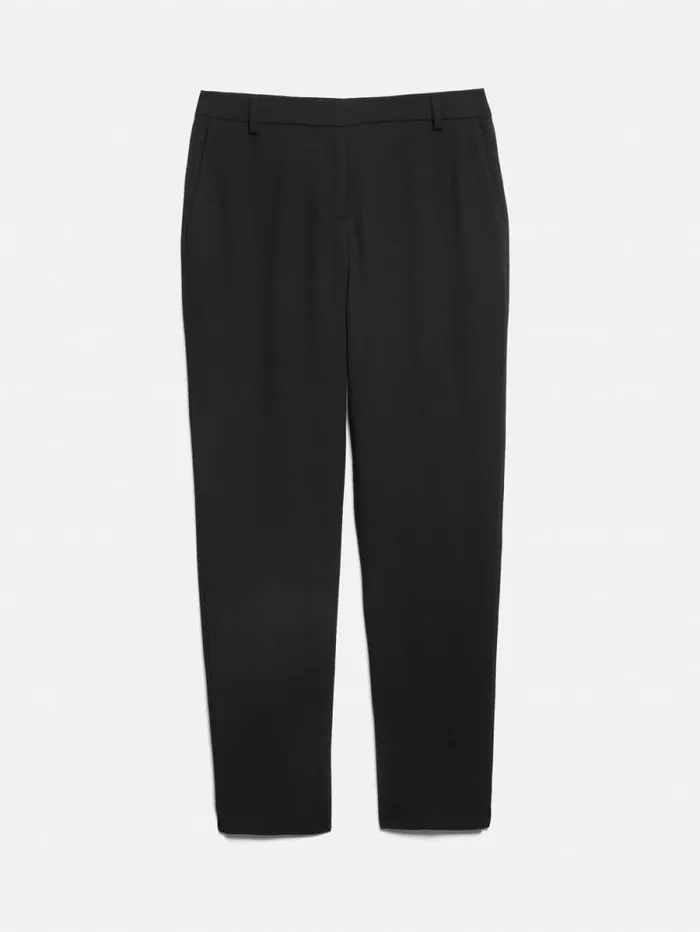 Fluid Twill Palmer Trouser Black Women Jigsaw Trousers