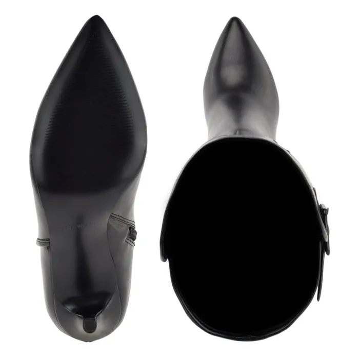 Flye Over The Knee Heeled Boots Black Women Nine West Heels Flye Over The Knee Heeled Boots Black Women Nine West Heels