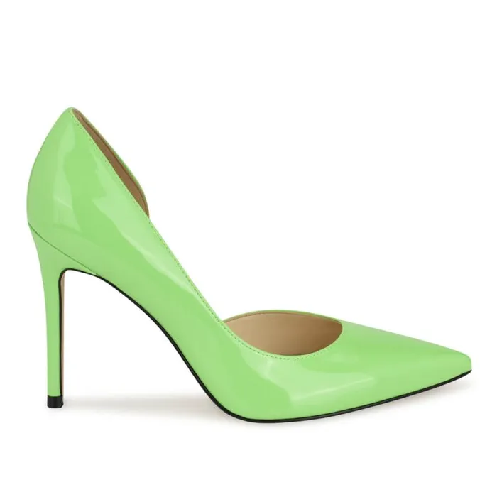Folowe D039Orsay Pointy Toe Pumps Bright Green Women Nine West Heels