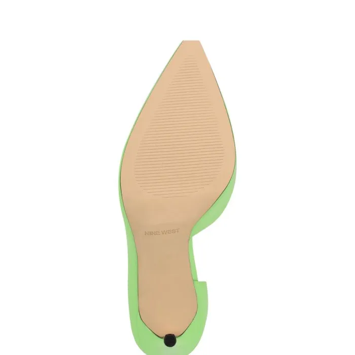Folowe D039Orsay Pointy Toe Pumps Bright Green Women Nine West Heels Folowe D039Orsay Pointy Toe Pumps Bright Green Women Nine West Heels