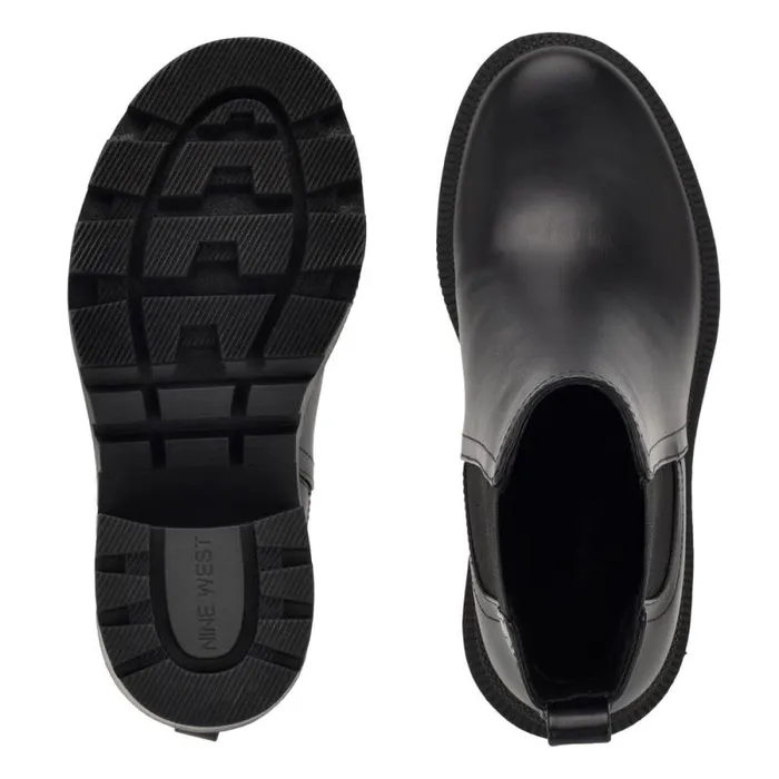 Forme Chelsea Lug Sole Booties Black Women Nine West Boots and Booties Forme Chelsea Lug Sole Booties Black Women Nine West Boots and Booties