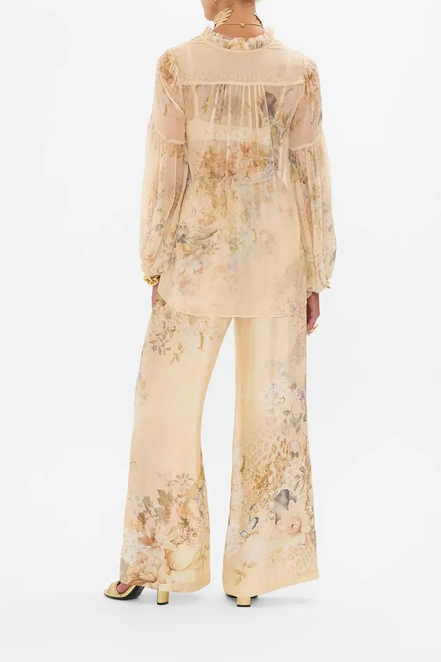 FRILL COLLARED BLOUSE ADORNED IN ANTIQUITY Adorned In Antiquity Womens Camilla Blouses and Shirts FRILL COLLARED BLOUSE ADORNED IN ANTIQUITY Adorned In Antiquity Womens Camilla Blouses and Shirts