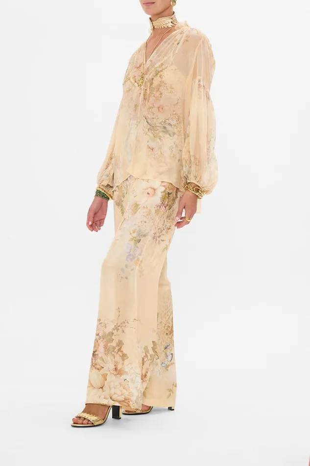 FRILL COLLARED BLOUSE ADORNED IN ANTIQUITY Adorned In Antiquity Womens Camilla Blouses and Shirts
