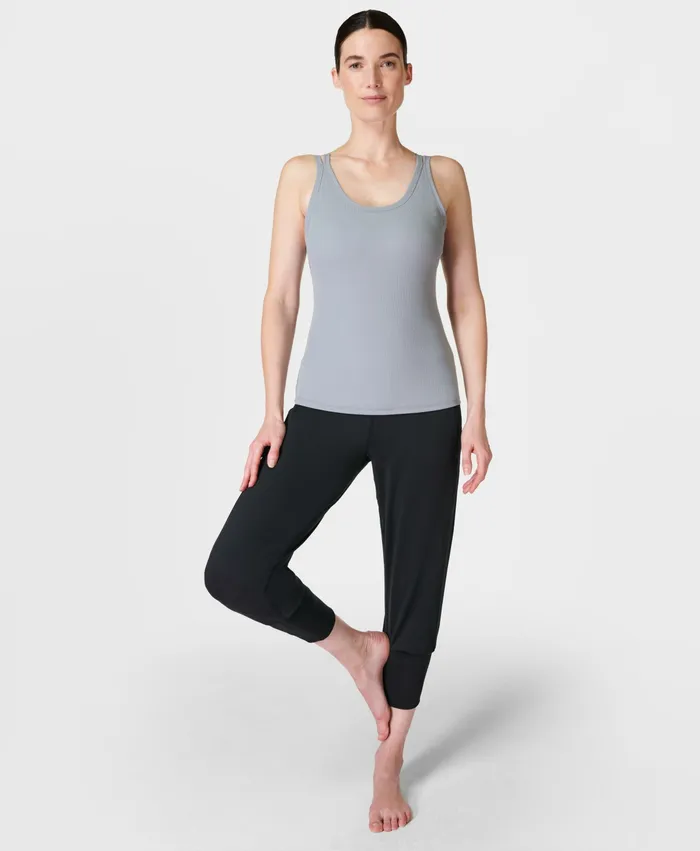 Gary Cropped Yoga Pants Black Women Trousers Sweaty Betty