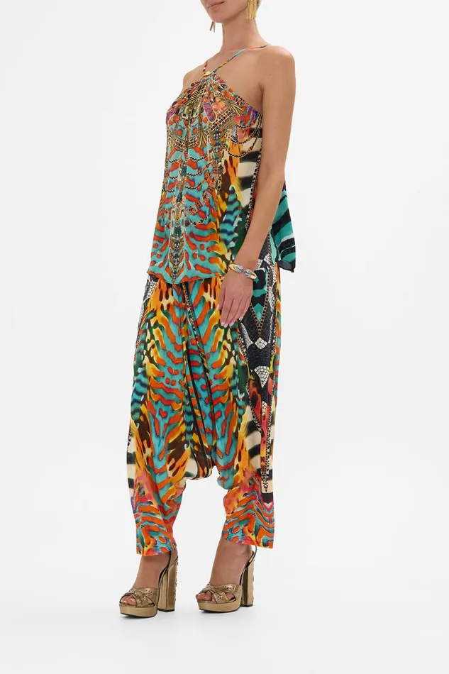 GATHER NECK HARDWARE TOP DESERT VISIONS Desert Visions Womens Camilla Cami Tops