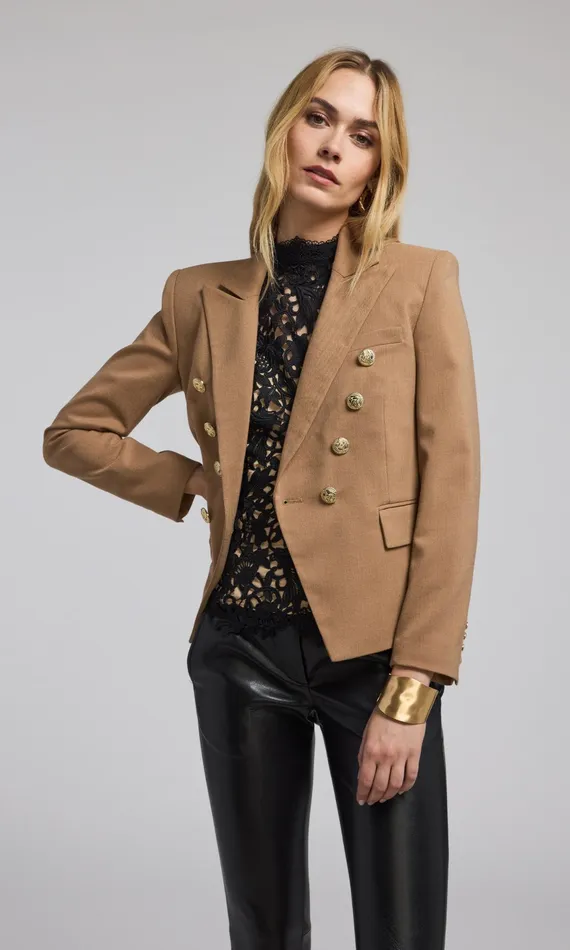 Generation Love Clothing Blazers and Jackets Amelia Suiting Blazer Camel 8211 Women