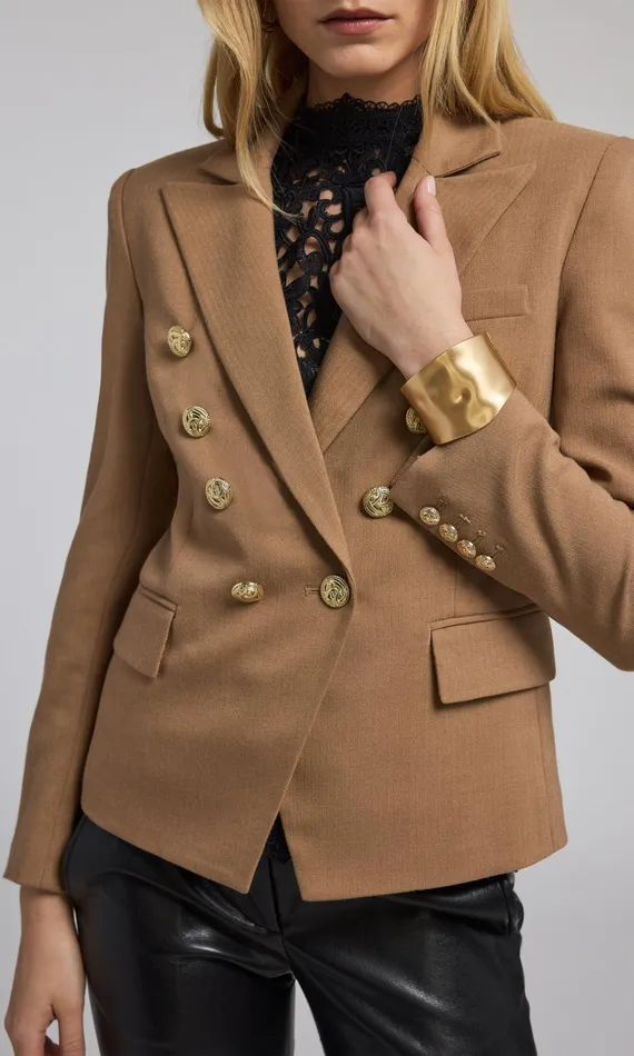 Generation Love Clothing Blazers and Jackets Amelia Suiting Blazer Camel 8211 Women