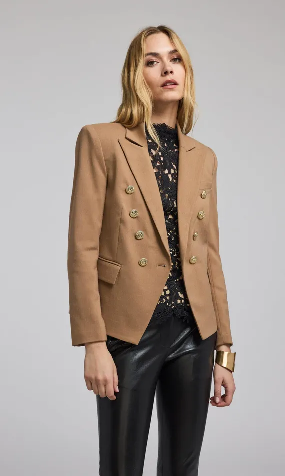 Generation Love Clothing Blazers and Jackets Amelia Suiting Blazer Camel 8211 Women