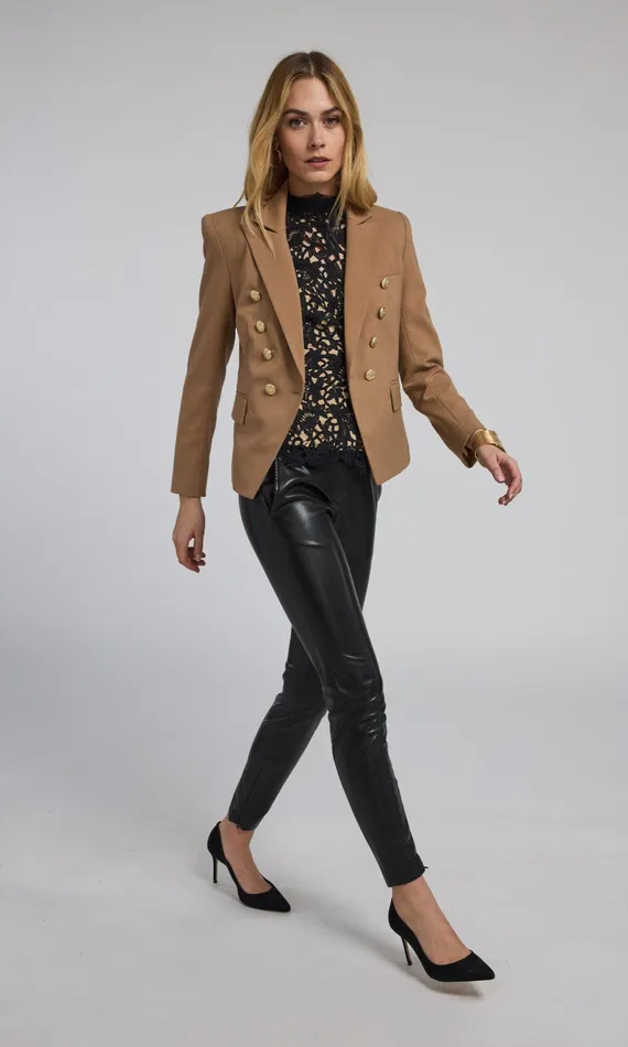 Generation Love Clothing Blazers and Jackets Amelia Suiting Blazer Camel 8211 Women