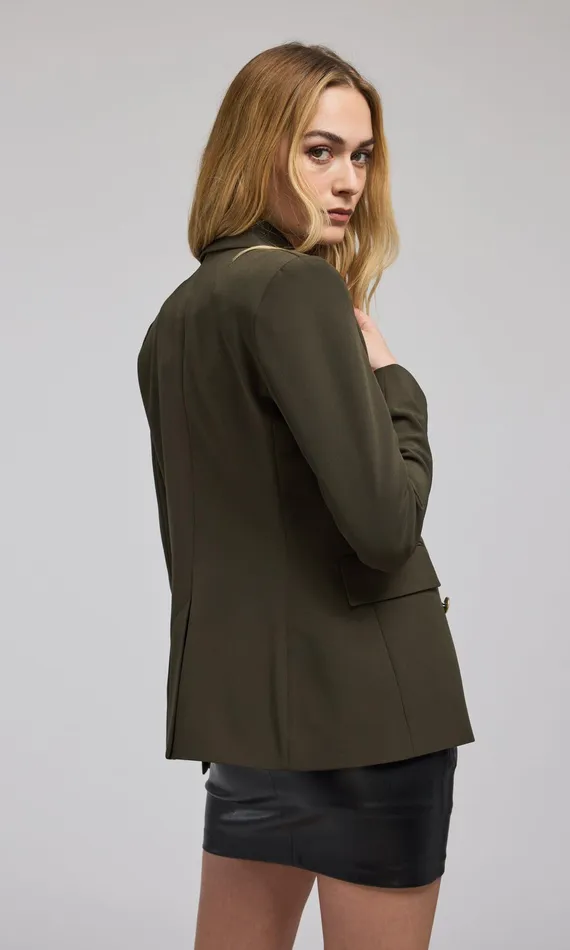 Generation Love Clothing Blazers and Jackets Arielle Crepe Blazer Pine 8211 Women