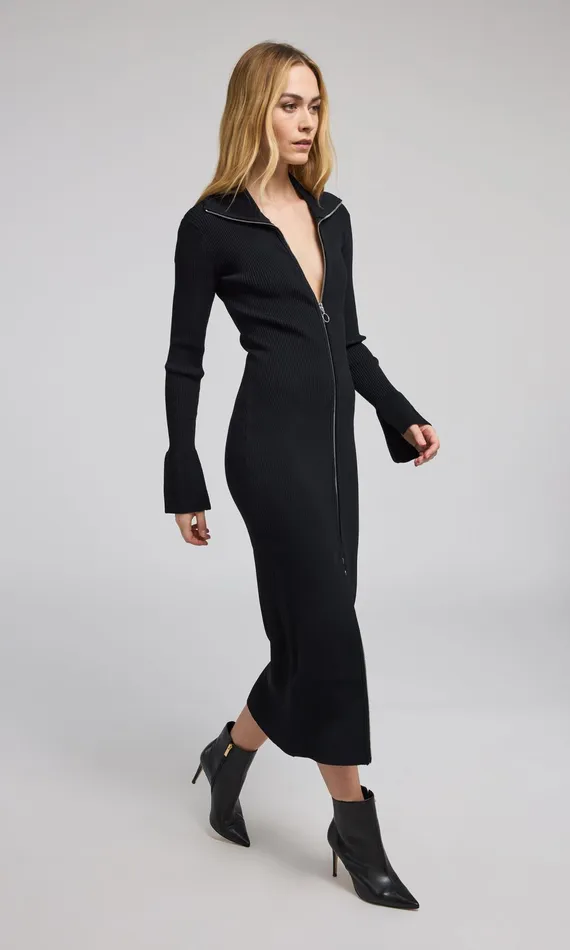 Generation Love Clothing Dresses Saylor Rib Dress Black 8211 Women
