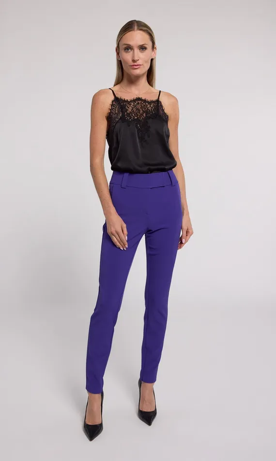 Generation Love Clothing Pants Alexandra Crepe Pants Power Purple 8211 Women