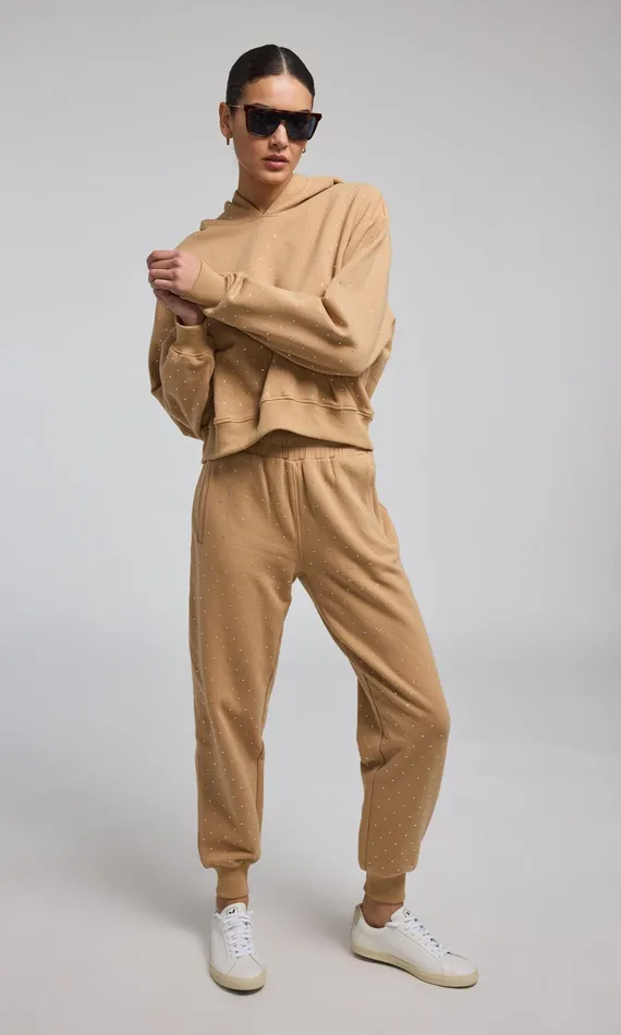 Generation Love Clothing Pants Ruel Crystal Sweatpants Camelclear 8211 Women
