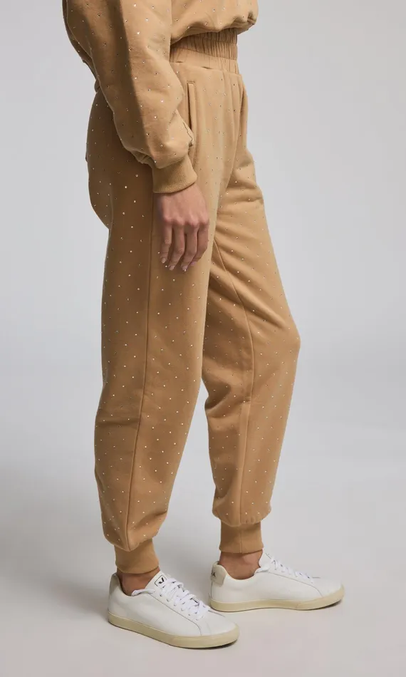 Generation Love Clothing Pants Ruel Crystal Sweatpants Camelclear 8211 Women