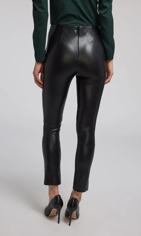 Generation Love Clothing Pants RYDER VEGAN LEATHER LACEUP LEGGING Black 8211 Women