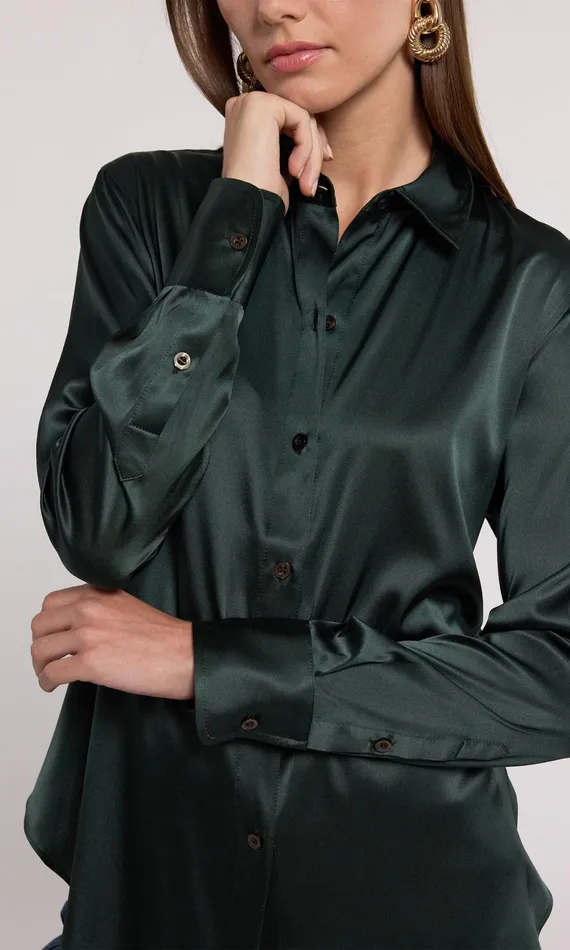 Generation Love Clothing Tops Marcello Blouse Forest 8211 Women