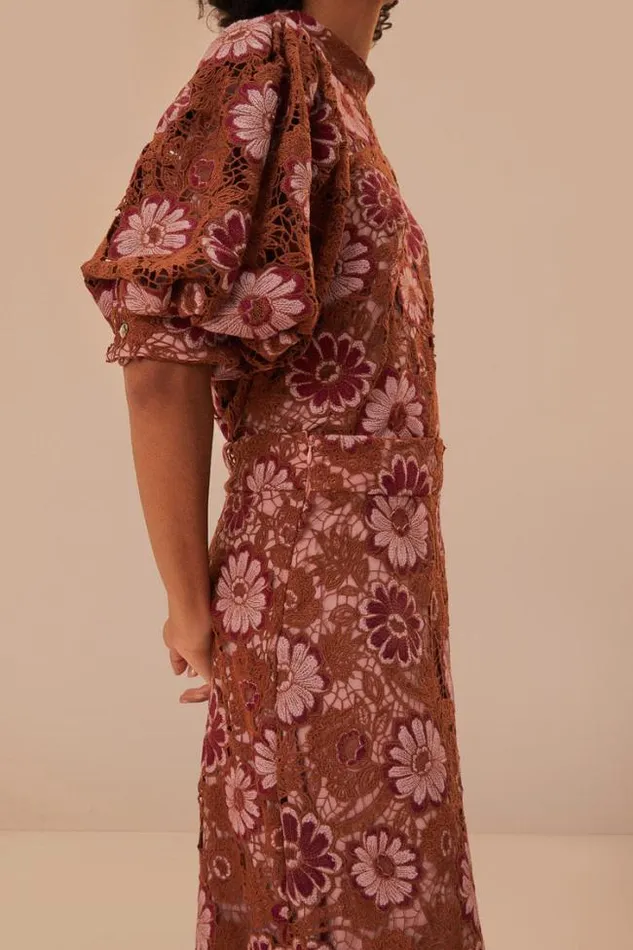 Gigi Tapestry Guipure Skirt Women FARM Rio Skirts