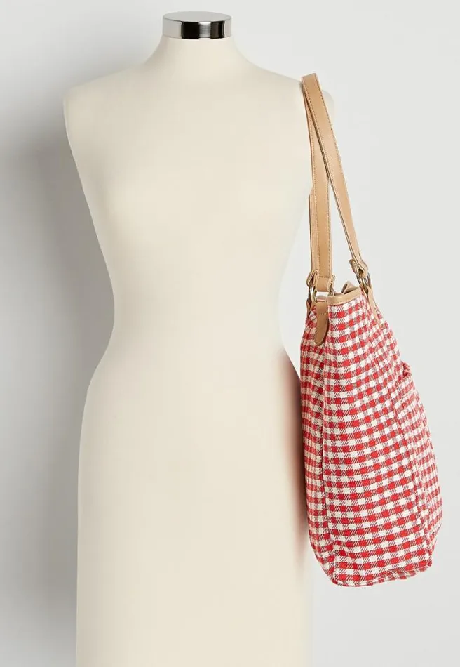Gingham Tote Bag Women Maurices Bags