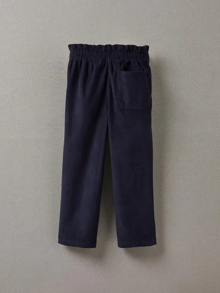 Girls Clothing Cyrillus Corduroy WideLeg Trousers Marine