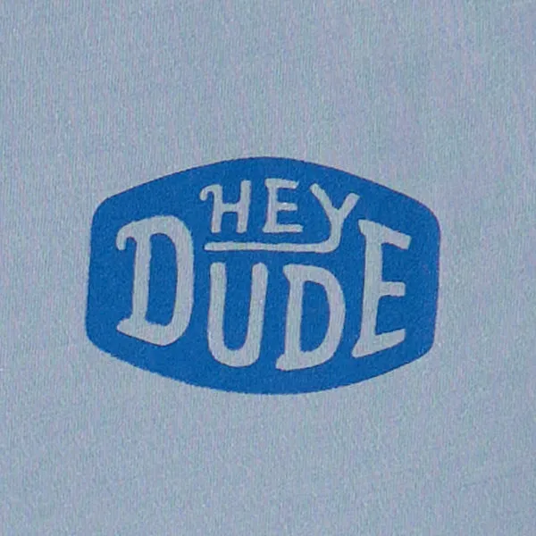 Go To Buckle Tee Light Blue Accessories heydude Apparel