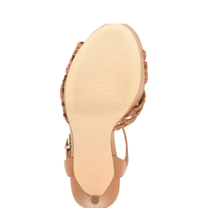 Grecia Platform Sandals Medium Natural Women Nine West Heels Grecia Platform Sandals Medium Natural Women Nine West Heels
