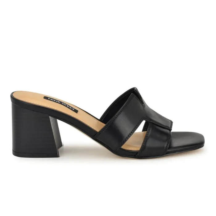 Griselda Block Heel Sandals Black Women Nine West Sandals