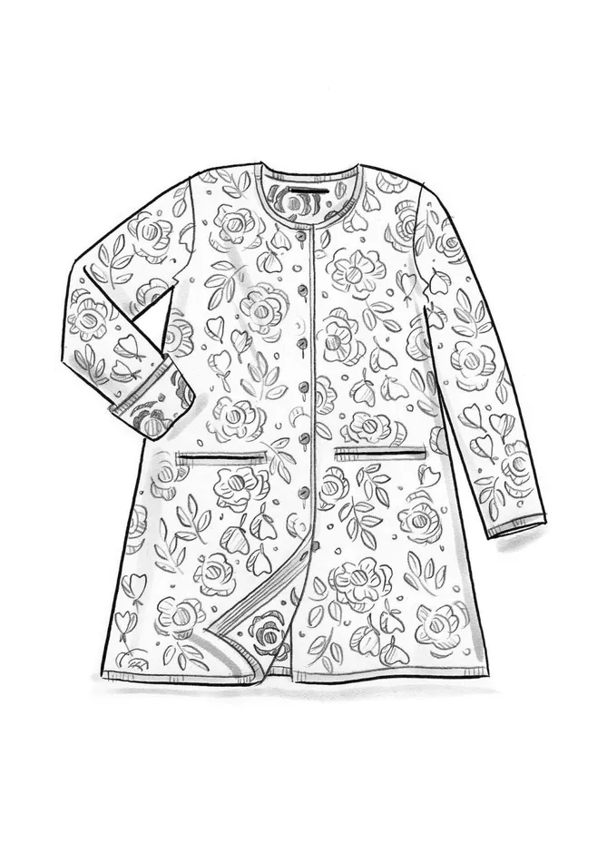 Gudrun Sjdn Astrid Long Cardigan In Organic Women Cardigans