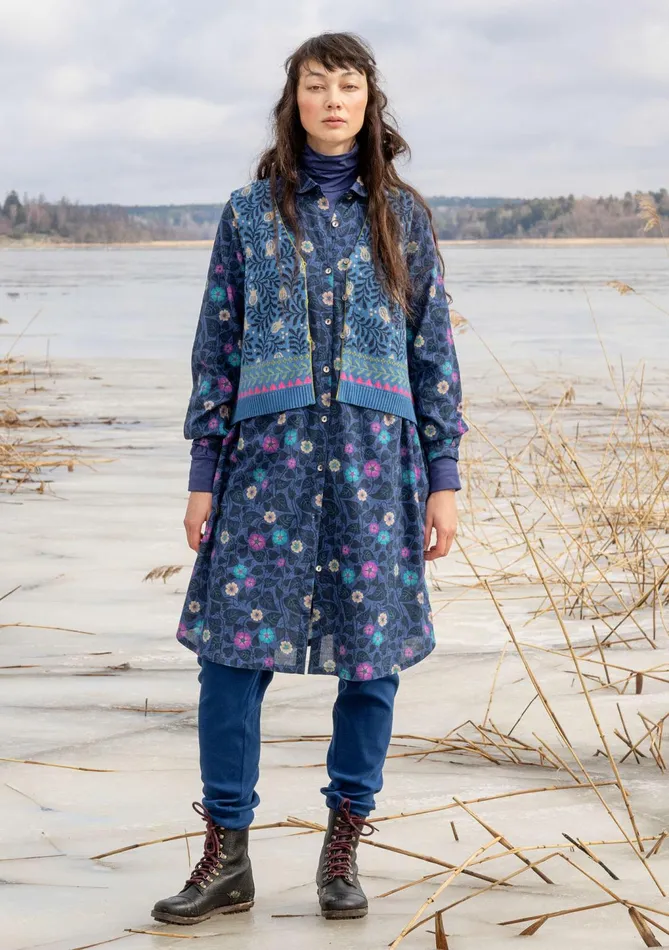 Gudrun Sjdn Aurora Knit Vest In Organic And Recycled Cotton Women Waistcoats