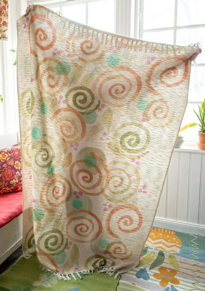 Gudrun Sjdn Cumulus Throw In Organic Cotton Women Bedroom