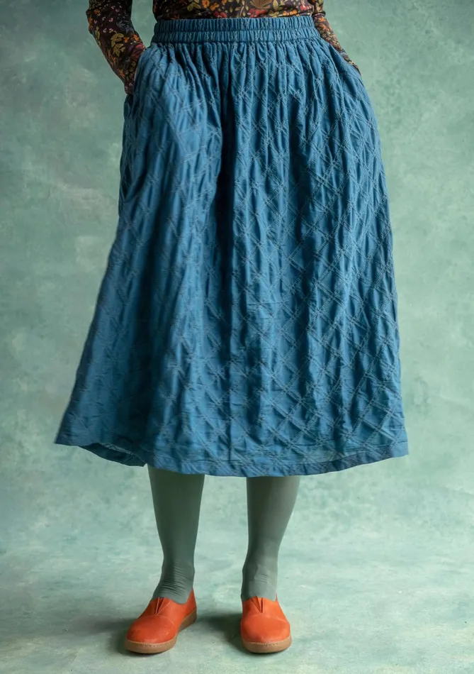 Gudrun Sjdn Helga Woven Skirt In Organic Cotton Women Skirts